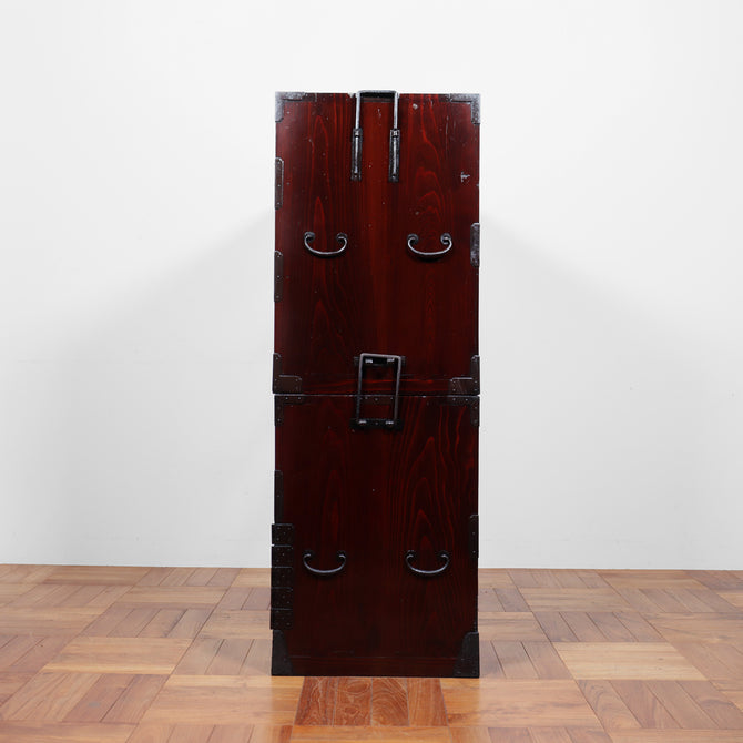 時代箪笥／黒塗庄内衣裳箪笥【SHONAI clothing chest】[j1152]　Japanese Antique Furniture