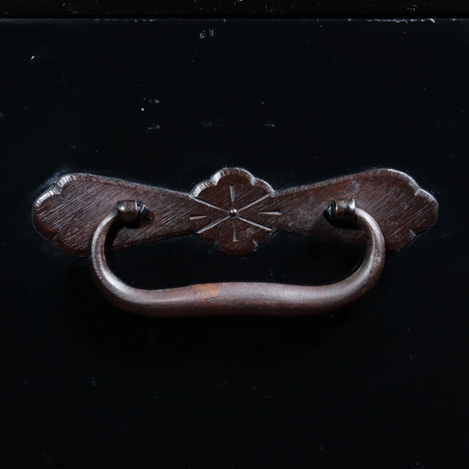 時代箪笥／黒塗庄内衣裳箪笥【SHONAI clothing chest】[j1152]　Japanese Antique Furniture