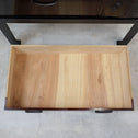時代箪笥／黒塗閂付小箪笥　スタンド付き【Small chest with metal stand】 [j1195]　Japanese Antique Furniture