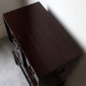 時代箪笥／黒塗閂付小箪笥　スタンド付き【Small chest with metal stand】 [j1195]　Japanese Antique Furniture