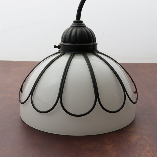 電笠（半球・菊花デザイン）[s1507]