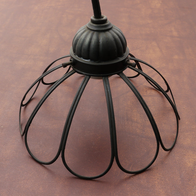 電笠（半球・菊花デザイン）[s1507]