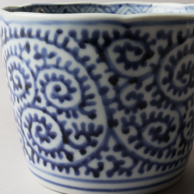 古伊万里蛸唐草紋様蕎麦猪口　1客【OLD IMARI SOBA CHOKO -soba noodle cup 1pc】[p0344]