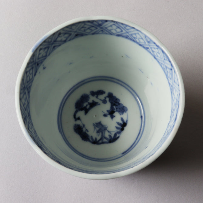 古伊万里蛸唐草紋様蕎麦猪口　1客【OLD IMARI SOBA CHOKO -soba noodle cup 1pc】[p0344]