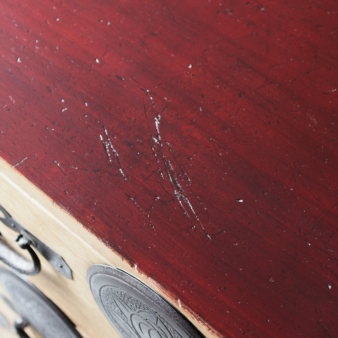 時代箪笥／最上箪笥-すきま箪笥-【Remodeled clothing chest - Japanese antique furniture】[j1196]