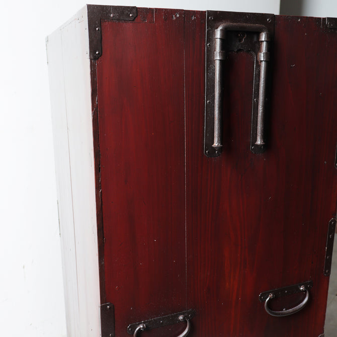 時代箪笥／最上箪笥-すきま箪笥-【Remodeled clothing chest - Japanese antique furniture】[j1196]