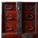 時代箪笥／閂付小箪笥　スタンド付き【Small chest with metal stand】 [j1197]　Japanese Antique Furniture