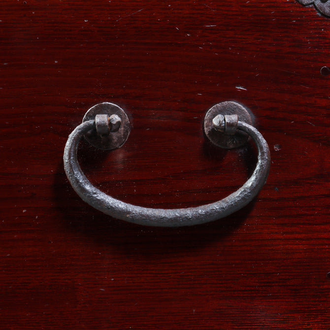 時代箪笥／閂付小箪笥　スタンド付き【Small chest with metal stand】 [j1197]　Japanese Antique Furniture