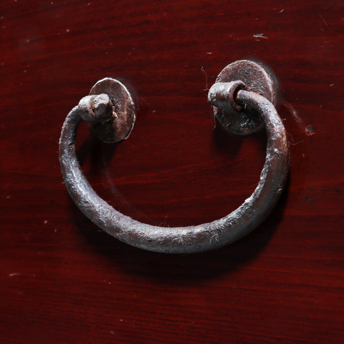 時代箪笥／閂付小箪笥　スタンド付き【Small chest with metal stand】 [j1197]　Japanese Antique Furniture