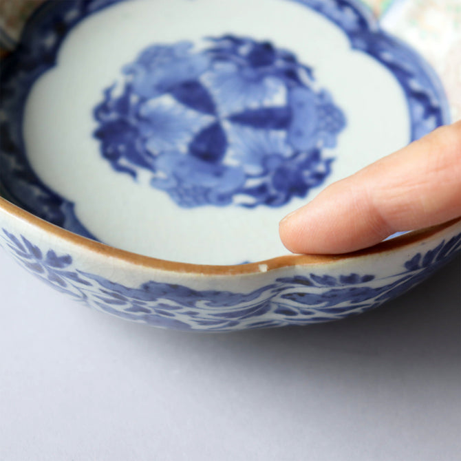 古伊万里赤絵膾皿　1客　[p0332]【Old IMARI bowl 1 pc.】