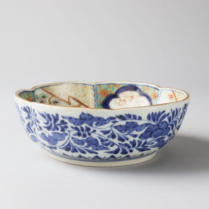 古伊万里赤絵膾皿　1客　[p0332]【Old IMARI bowl 1 pc.】