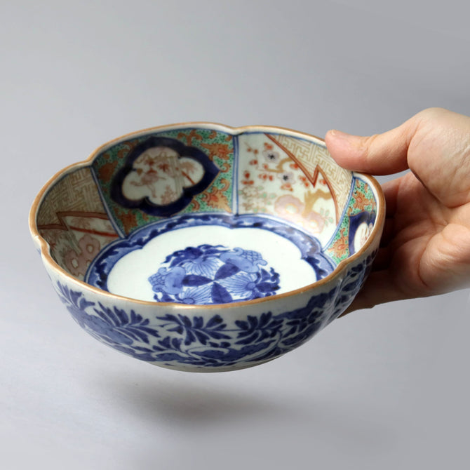 古伊万里赤絵膾皿　1客　[p0332]【Old IMARI bowl 1 pc.】