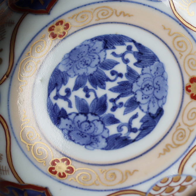 古伊万里赤絵春寒鉢　五客揃い　[p0333]【Old IMARI bowl 5pcs.】