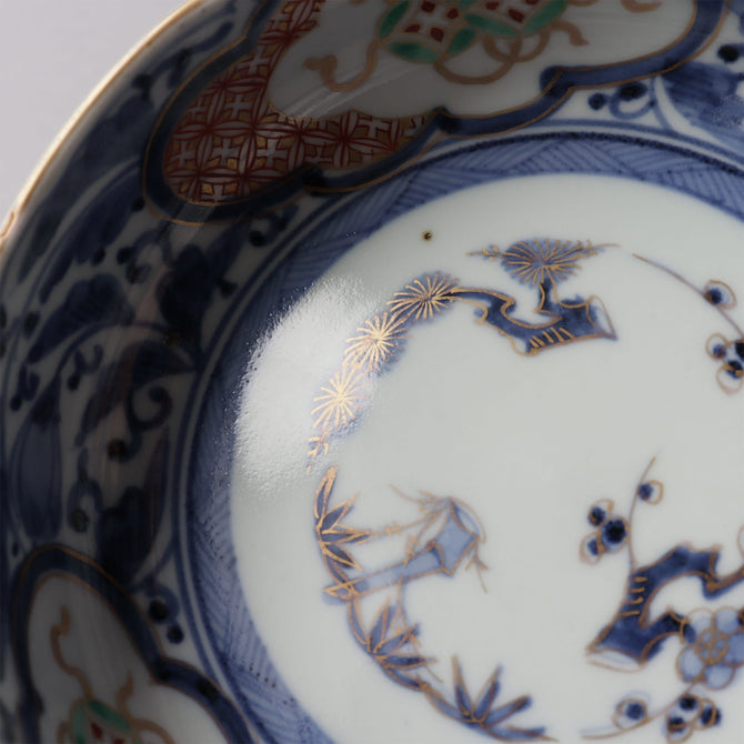 古伊万里赤絵春寒鉢　六客揃い　[p0334]【Old IMARI bowl 6pcs.】