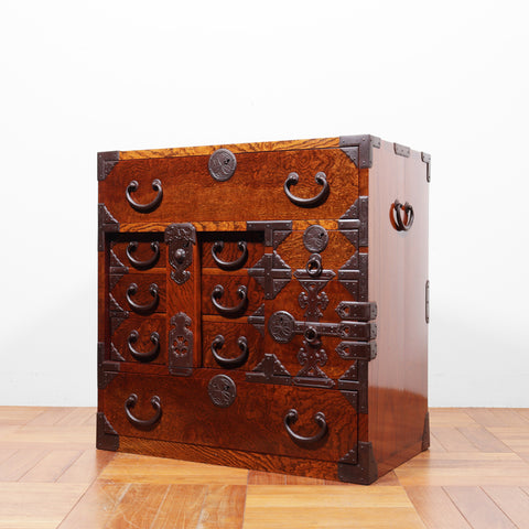 時代箪笥／庄内閂付小箪笥【SONAI Small chest 】 [j1198]　Japanese Antique Furniture