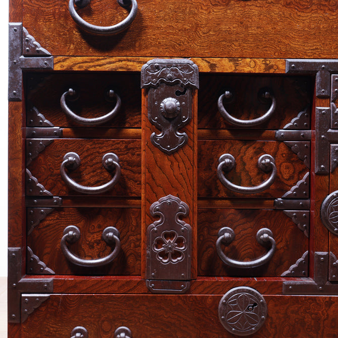 時代箪笥／庄内閂付小箪笥【SONAI Small chest 】 [j1198]　Japanese Antique Furniture