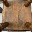 飛騨産業 サイドテーブル　丸テーブル（ キツツキマーク ）【Small table made by Hida Sangyo】[f0299]