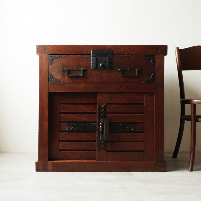 時代箪笥／越後帳場箪笥 【 ECHIGO MERCHANT CHEST 】 [j1199]　Japanese Antique Furniture