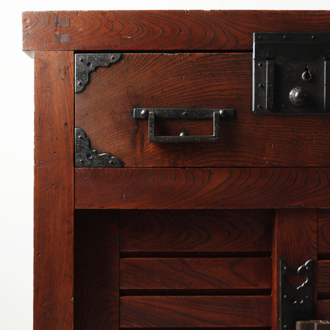 時代箪笥／越後帳場箪笥 【 ECHIGO MERCHANT CHEST 】 [j1199]　Japanese Antique Furniture