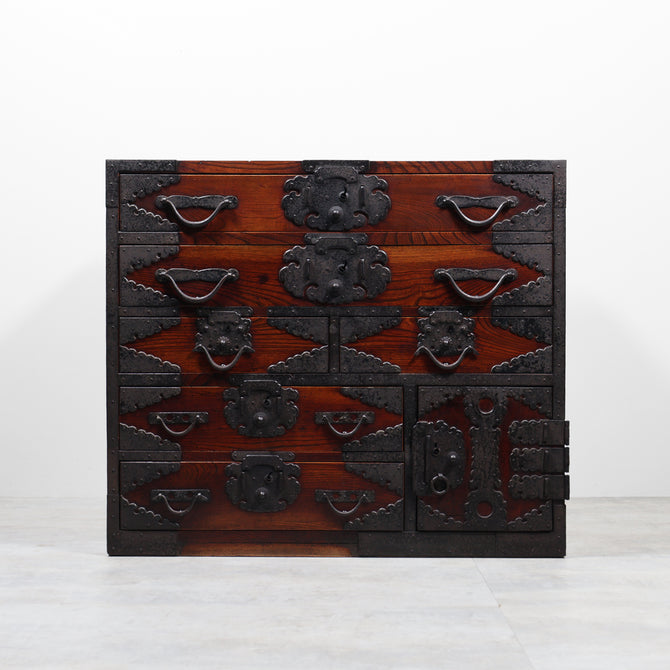 時代箪笥／総欅佐渡箪笥 【 SADO CHEST 】 [j1200]　Japanese Antique Furniture