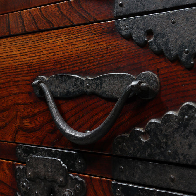 時代箪笥／総欅佐渡箪笥 【 SADO CHEST 】 [j1200]　Japanese Antique Furniture