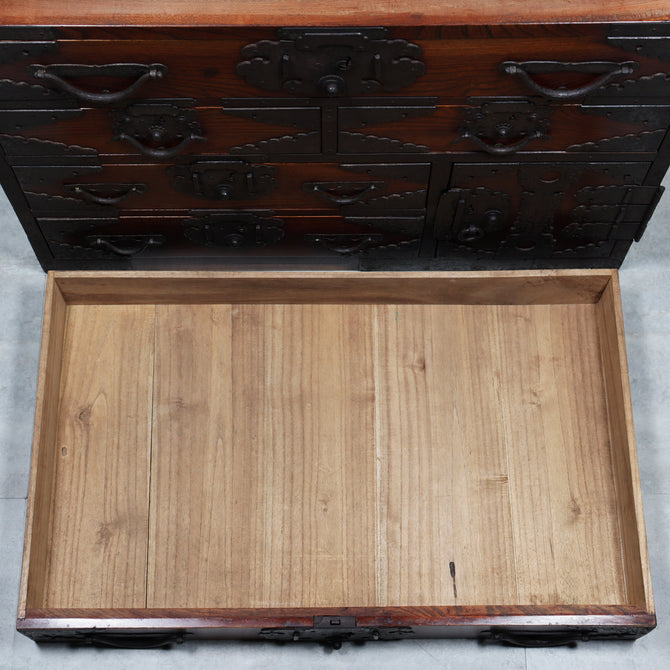 時代箪笥／総欅佐渡箪笥 【 SADO CHEST 】 [j1200]　Japanese Antique Furniture