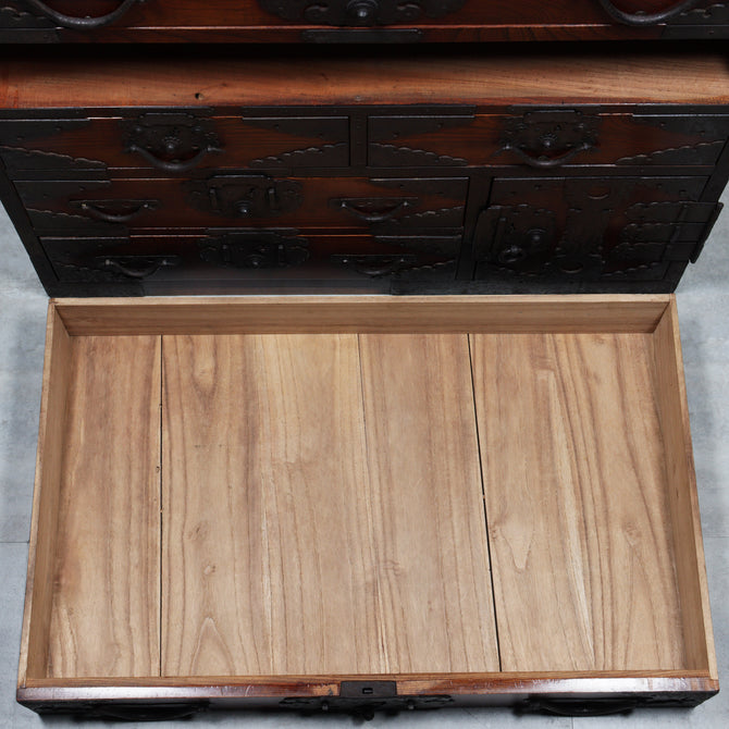 時代箪笥／総欅佐渡箪笥 【 SADO CHEST 】 [j1200]　Japanese Antique Furniture