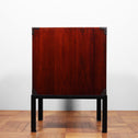時代箪笥／黒塗庄内小箪笥　スタンド付き【SHONAI small chest with metal stand】 [j1164]　Japanese Antique Furniture