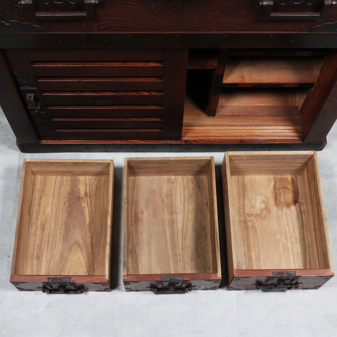 時代箪笥／越後帳場箪笥 【 ECHIGO MERCHANT CHEST 】 [j1201]　Japanese Antique Furniture