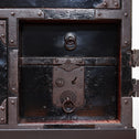 時代箪笥／黒塗庄内小箪笥　スタンド付き【SHONAI small chest with metal stand】 [j1164]　Japanese Antique Furniture