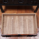 時代箪笥／黒塗庄内小箪笥　スタンド付き【SHONAI small chest with metal stand】 [j1164]　Japanese Antique Furniture