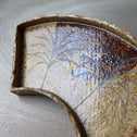 番浦史郎作　武蔵野扇面皿　1客（在庫6客）【SENMENZARA -Fan shaped plate 1pc by Shiro Banura】[p0348]