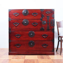 米沢桜紋衣裳箪笥【Yonezawa clothing chest 】 [j1092]