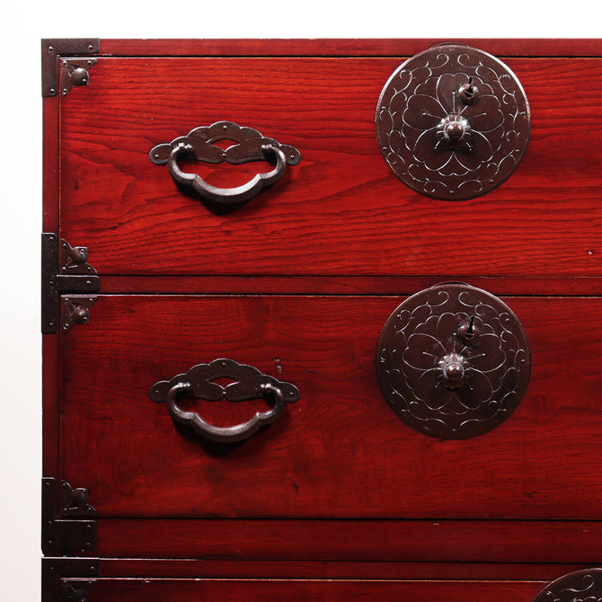米沢桜紋衣裳箪笥【Yonezawa clothing chest 】 [j1092]