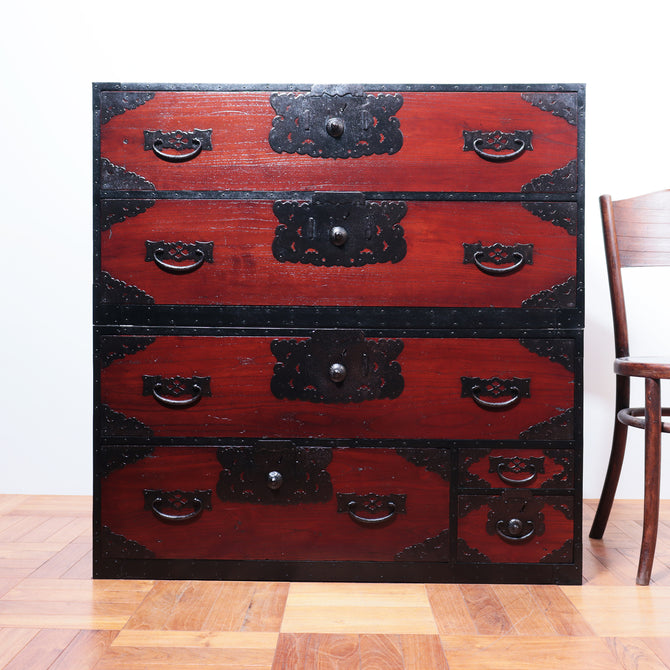 時代箪笥／佐渡小木衣裳箪笥【SADO OGI clothing chest】 [j1093]Japanese Antique Furniturepanese Antique Furniture