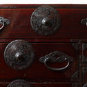 時代箪笥／桜紋金具米沢小箪笥　スタンド付き【Yonezawa small chest with metal stand】 [j1204]　Japanese Antique Furniture