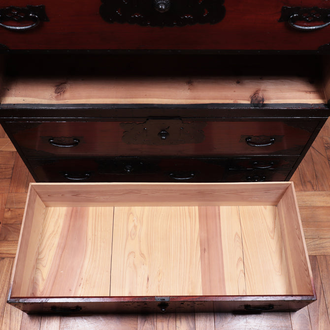 時代箪笥／佐渡小木衣裳箪笥【SADO OGI clothing chest】 [j1093]Japanese Antique Furniturepanese Antique Furniture