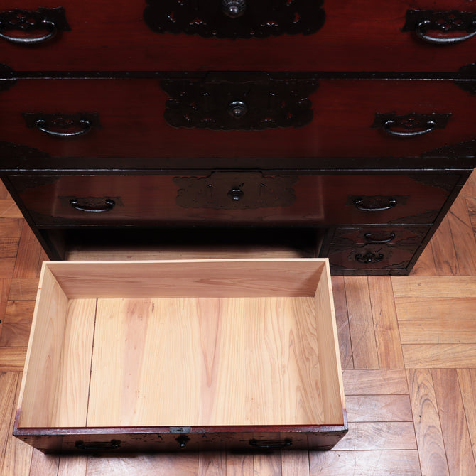 時代箪笥／佐渡小木衣裳箪笥【SADO OGI clothing chest】 [j1093]JaJapanese Antique Furniturepanese Antique Furniture