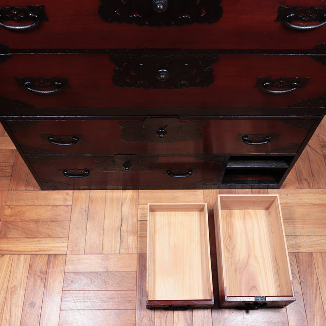 時代箪笥／佐渡小木衣裳箪笥【SADO OGI clothing chest】 [j1093]Japanese Antique Furniturepanese Antique Furniture