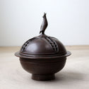 西大由作　春之意香炉【Incense Burner by Nishi Daiyu】[k0601]