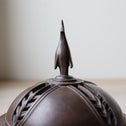 西大由作　春之意香炉【Incense Burner by Nishi Daiyu】[k0601]