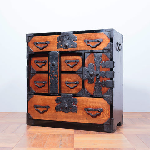 庄内閂付小箪笥【Shonai small chest】 [j1094]