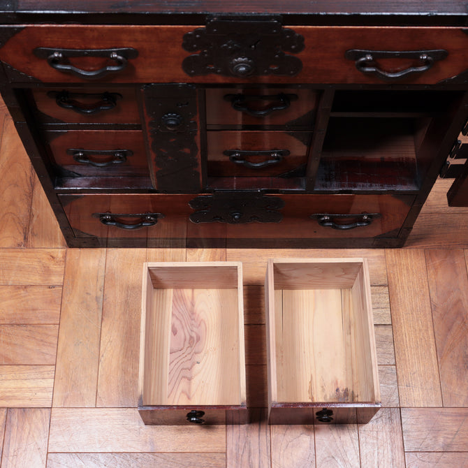 庄内閂付小箪笥【Shonai small chest】 [j1094]