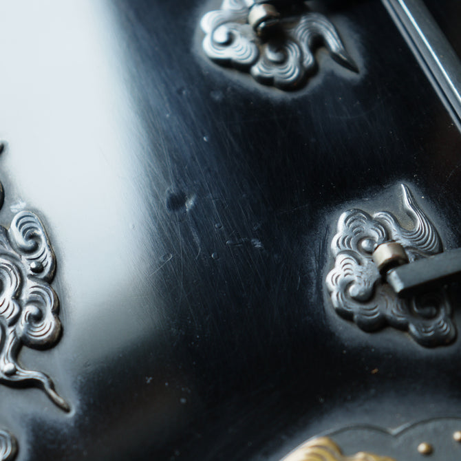 鍔紋様提箪笥【SAGEDANSU wiith TSUBA design】[k0602]