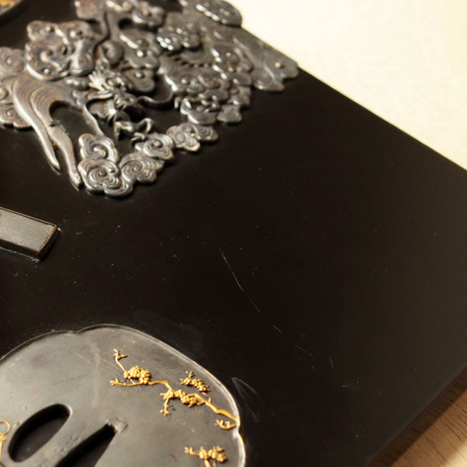 鍔紋様提箪笥【SAGEDANSU wiith TSUBA design】[k0602]