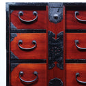 閂付小箪笥　スタンド付き【Small chest with metal stand】 [j1096]