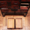 閂付小箪笥　スタンド付き【Small chest with metal stand】 [j1096]