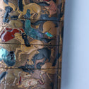 馬尽くし漆絵蒔絵印籠【INRO (Medicine case) with horse design】[k0604]