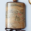 源氏絵蒔絵印籠【INRO (Medicine case) Genjie motif makie 】[k0605]