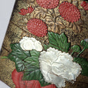 彫漆白蝶貝象嵌印籠【INRO (Medicine case) with Flower and Butterfly design 】[k0606]